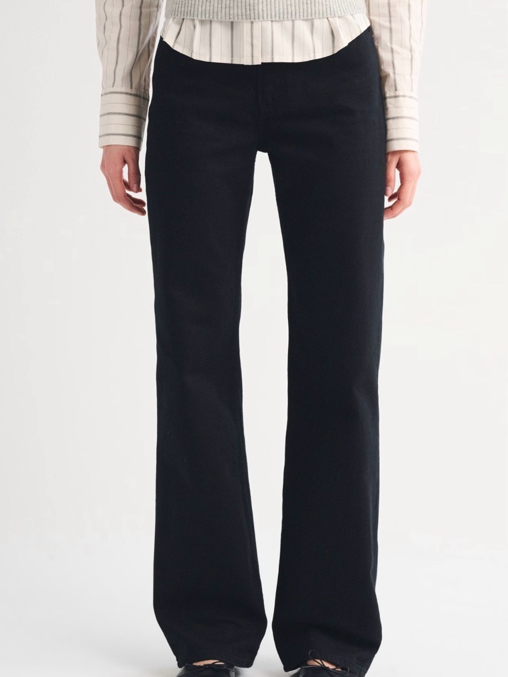 Abercrombie & Fitch 90s Relaxed Fit High Rise Black Jeans